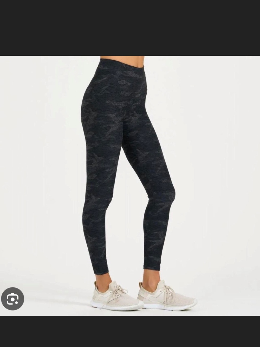 Vuori Kids Black Camo Performance Leggings